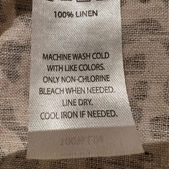 Saks Fifth Ave Leopa Linen Dress - Picture 6 of 7